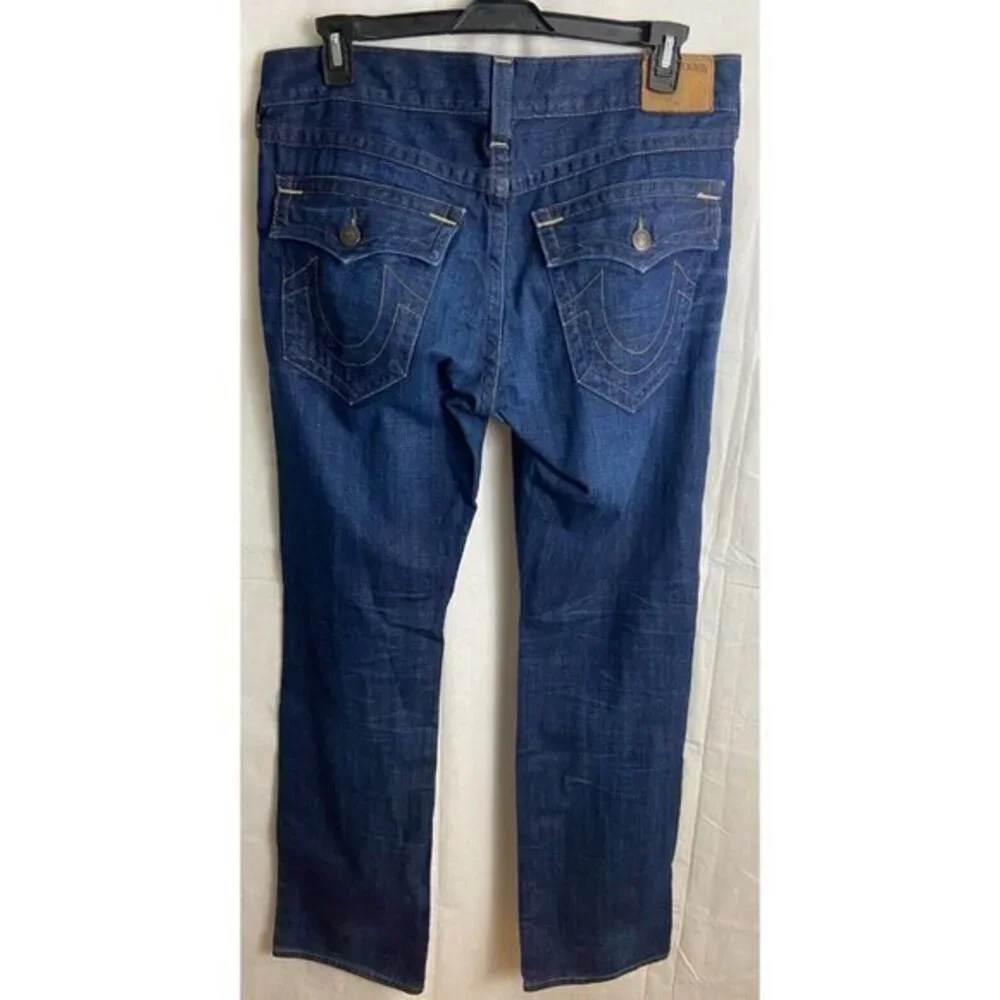 Vintage True Religion Mens Blue Jeans‎ 39x34 Ricky Relaxed Straight Y2K USA